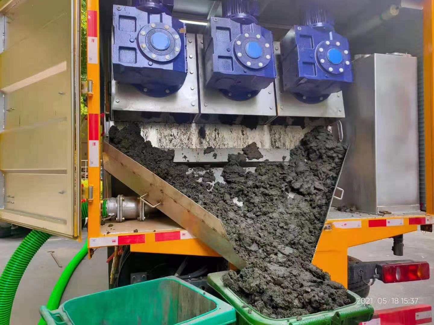 横沥化粪池清掏城市维护站-泥浆净化干湿分离处理